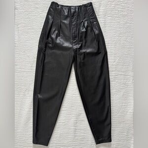 Free People Sleek Black Straight Leg Pants